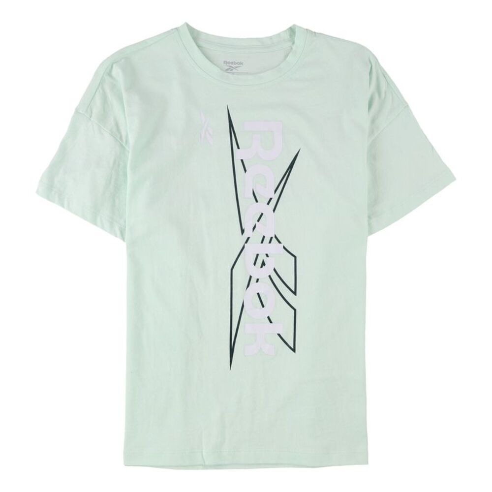 Reebok Womens Vector Logo Graphic T-Shirt, PRE